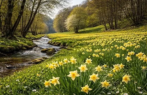 Wild Narcissus Flood — Eifel Valleys, Nordrhein-Westfalen